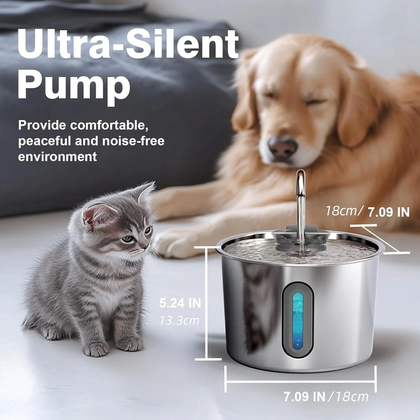 HydraCat™ Fontaine Intelligente 2.2L