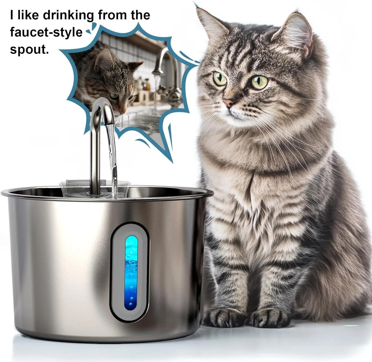 HydraCat™ Fontaine Intelligente 2.2L